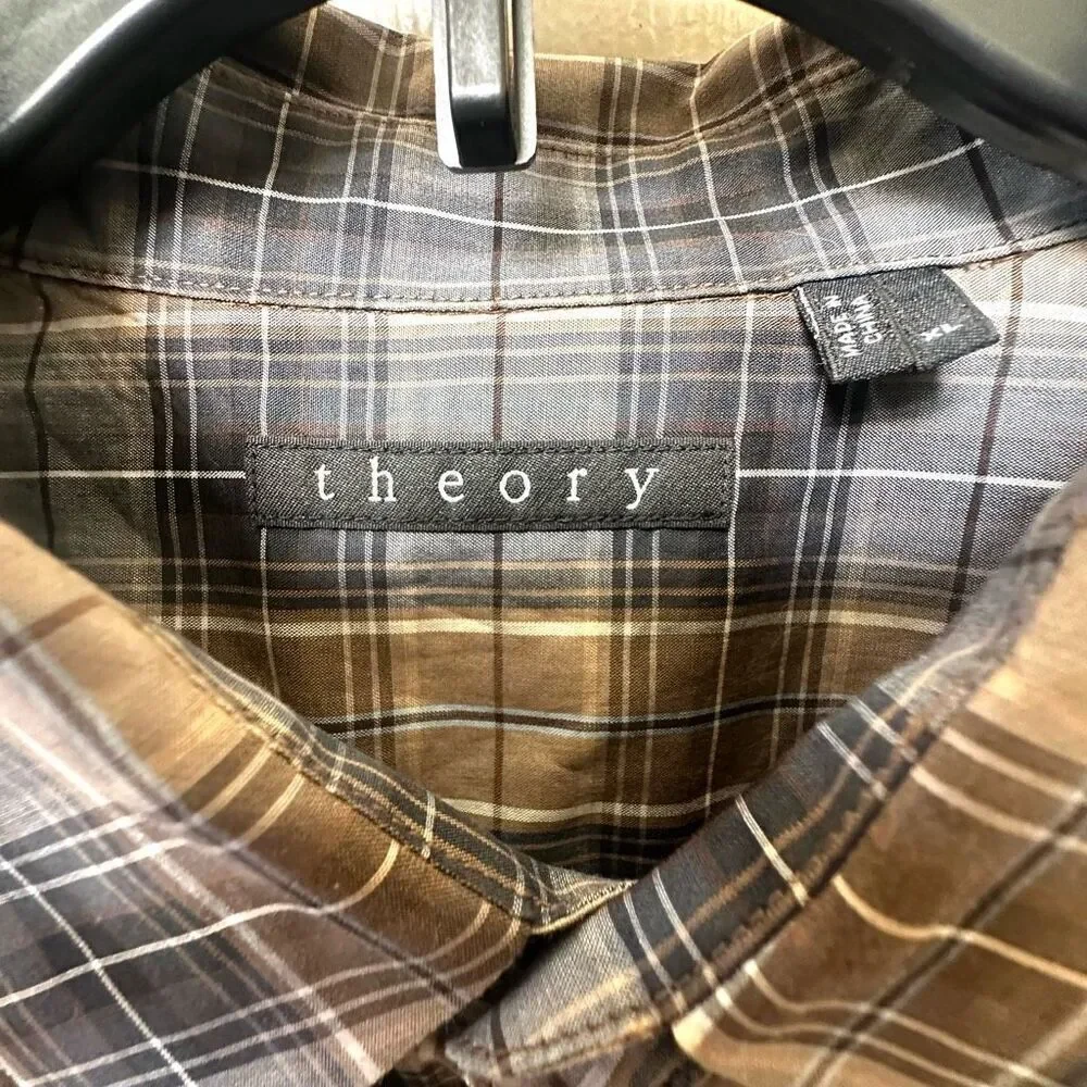 Theory Sylvain button down shirt Huffe